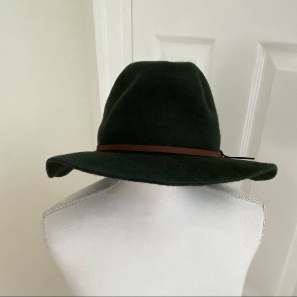 Brixton Valley Fedora Moss Green One Size - Picture 4 of 9